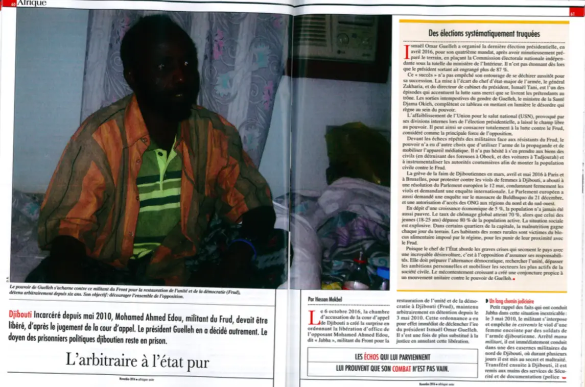 La détention provisoire à Djibouti : note à propos de  l’affaire Mohamed Ahmed, dit Jabha