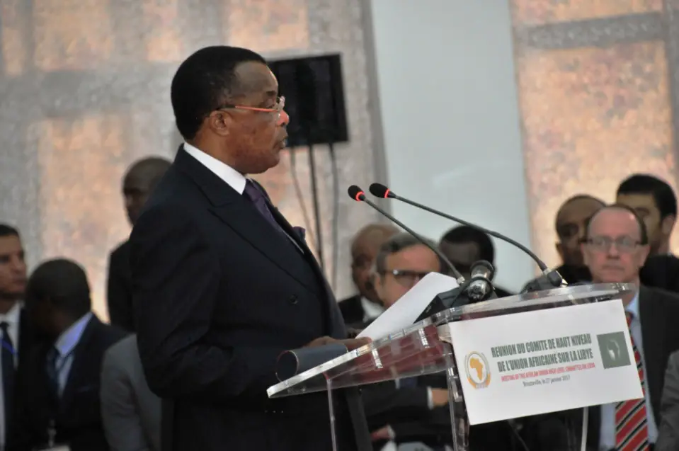  Résolution de la crise Libyenne : Sassou N’Guesso fixe les axes de réflexion du comité de l’Union Africaine