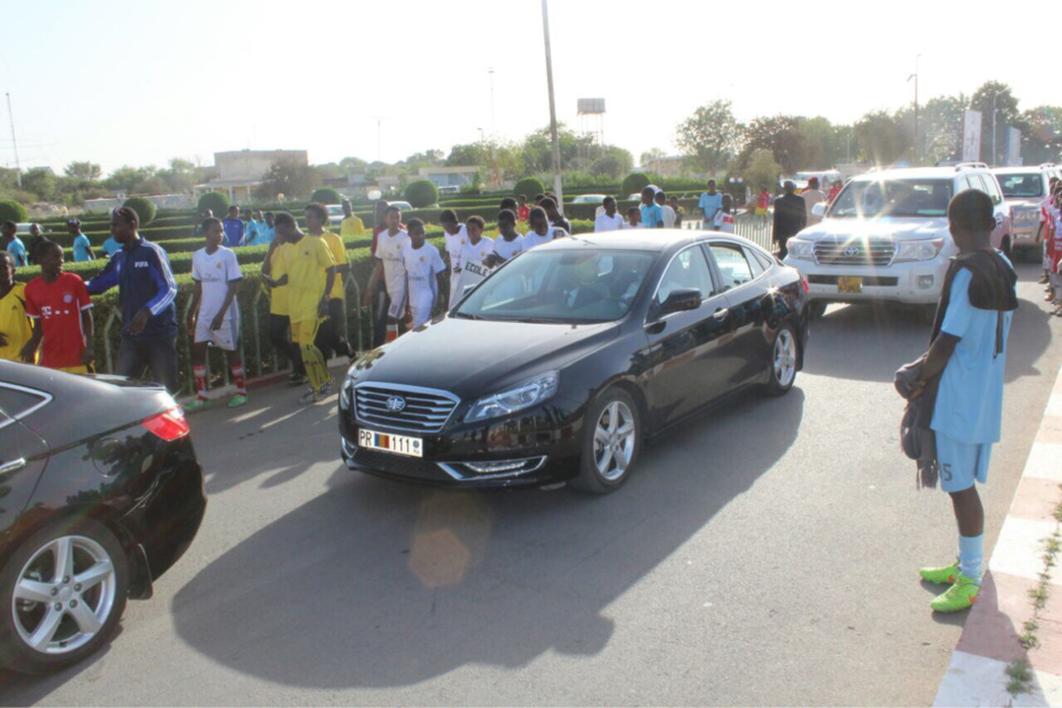 Le cortège du Président de la FIFA. Alwihda Info