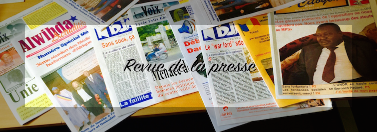 Tchad : Etat de siège, cri du peuple, lycée de Walia, "un autre Soweto"; revue de presse Tchad : Etat de siège, cri du peuple, lycée de Walia, "un autre Soweto"; revue de presse
