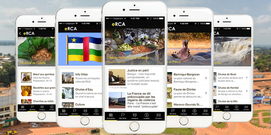eRCA : une application mobile dédiée à la République Centrafricaine