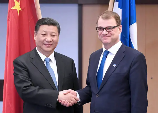Joint Declaration between the People's Republic of China and the Republic of Finland 