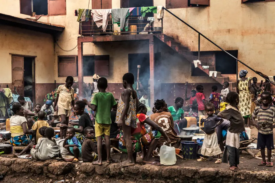 Des civils en Centrafrique. Crédits photo : Sources