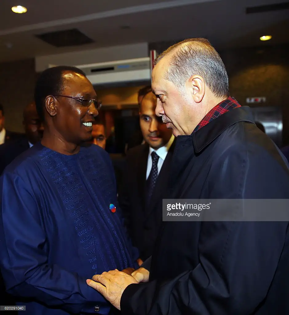 Idriss Déby et Erdogan. AA