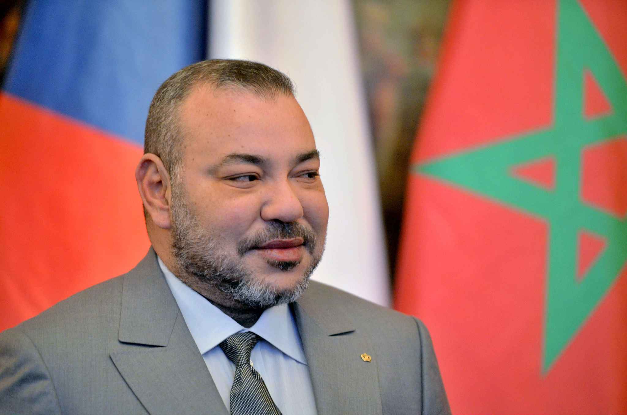 Le roi du Maroc Mohammed VI à Prague, en République tchèque, le 21 mars 2016. - Michal Dolezal/AP/SIPA