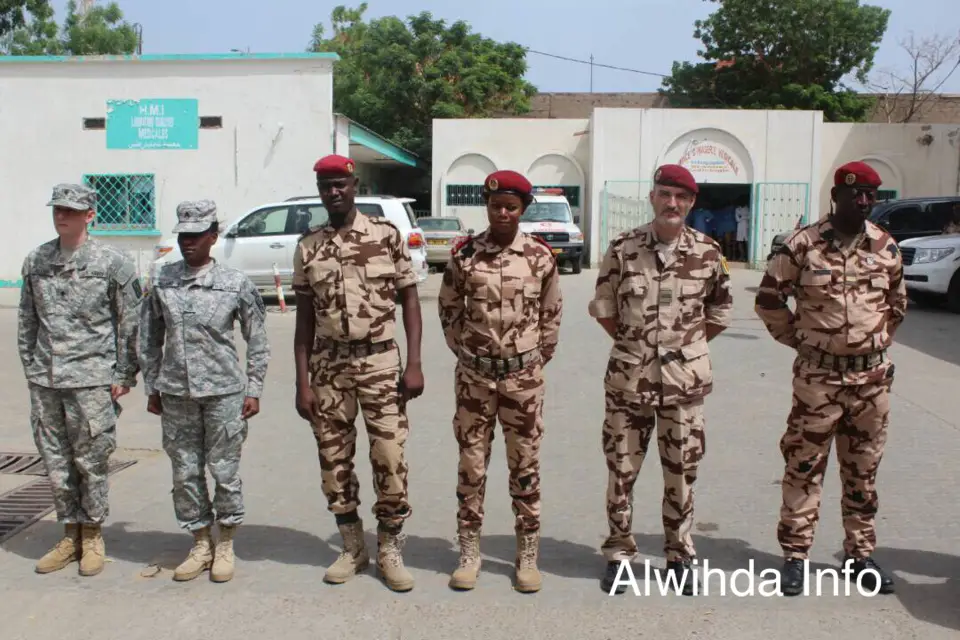 Partage d'expérience entre militaires tchadiens et américains dans le domaine de la santé