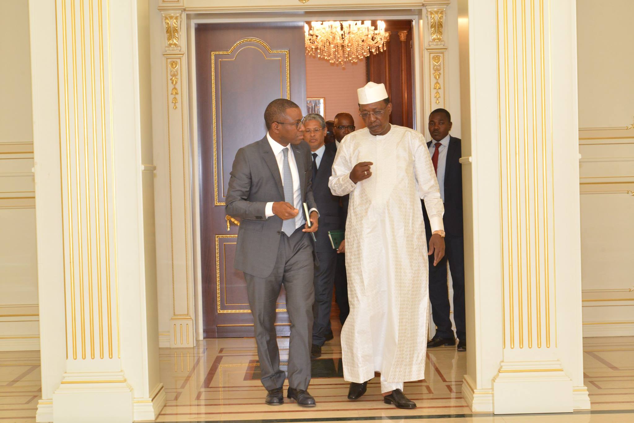 Le Président tchadien a accordé aujourd'hui une audience au vice-président du groupe de la Banque africaine de développement (BAD), M. Amadou Hott.