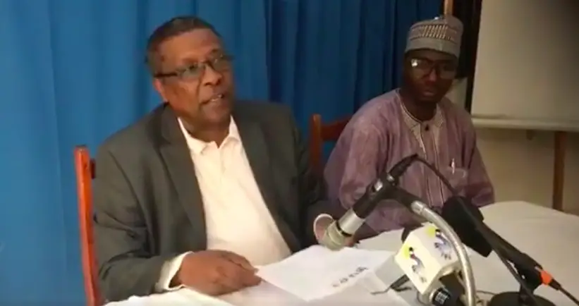 Le Président du parti de l'Union démocratique tchadienne (UDT), membre de la majorité présidentielle, Abderaman Koulamallah.