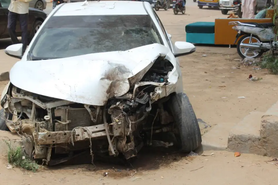 N'Djamena : grave accident de circulation entre deux véhicules, aucune victime