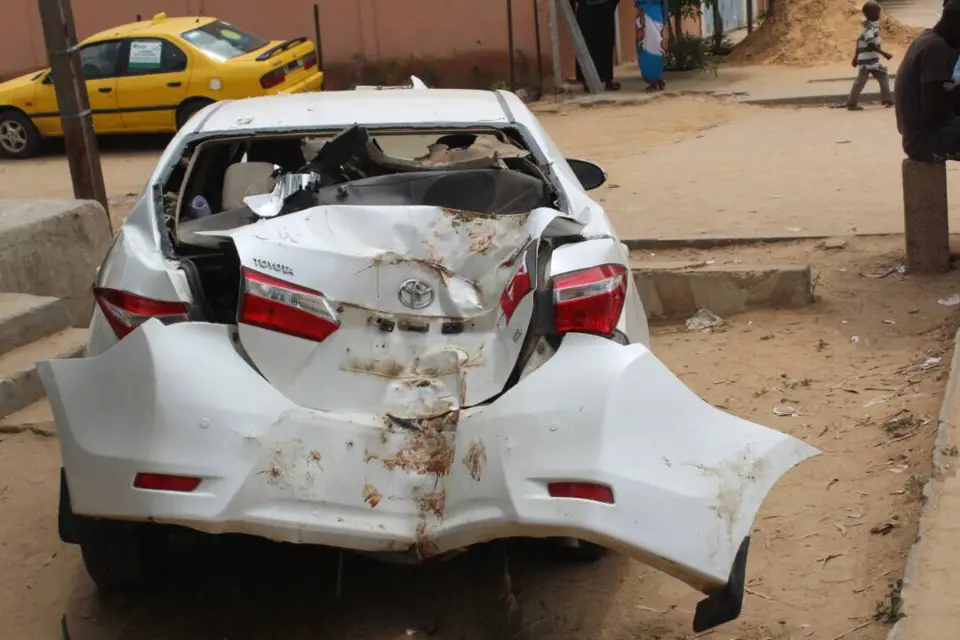 N'Djamena : grave accident de circulation entre deux véhicules, aucune victime
