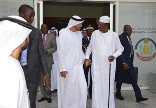 Le Président du Tchad lors d'un séjour à Abu Dhabi. Crédits : Sources
