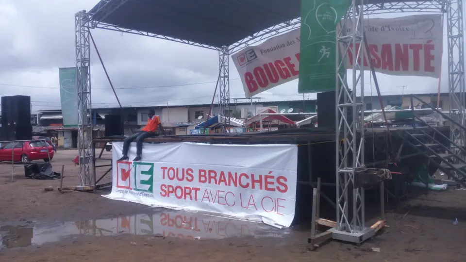 Côte d'Ivoire : La compagnie d'électricité soucieuse de la santé de ses clients par le sport
