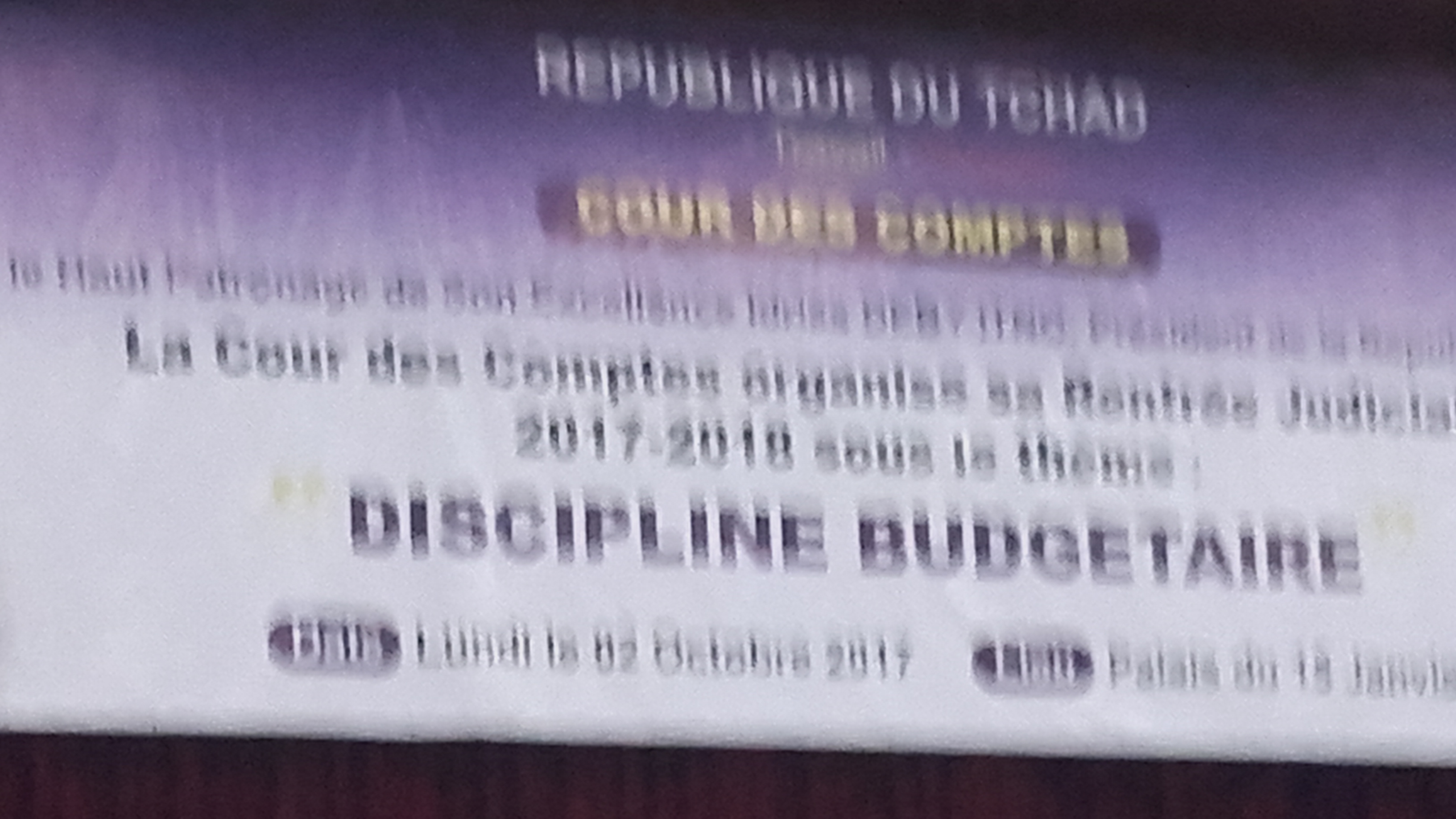 Tchad: La cour des comptes organise sa rentrée judiciaire