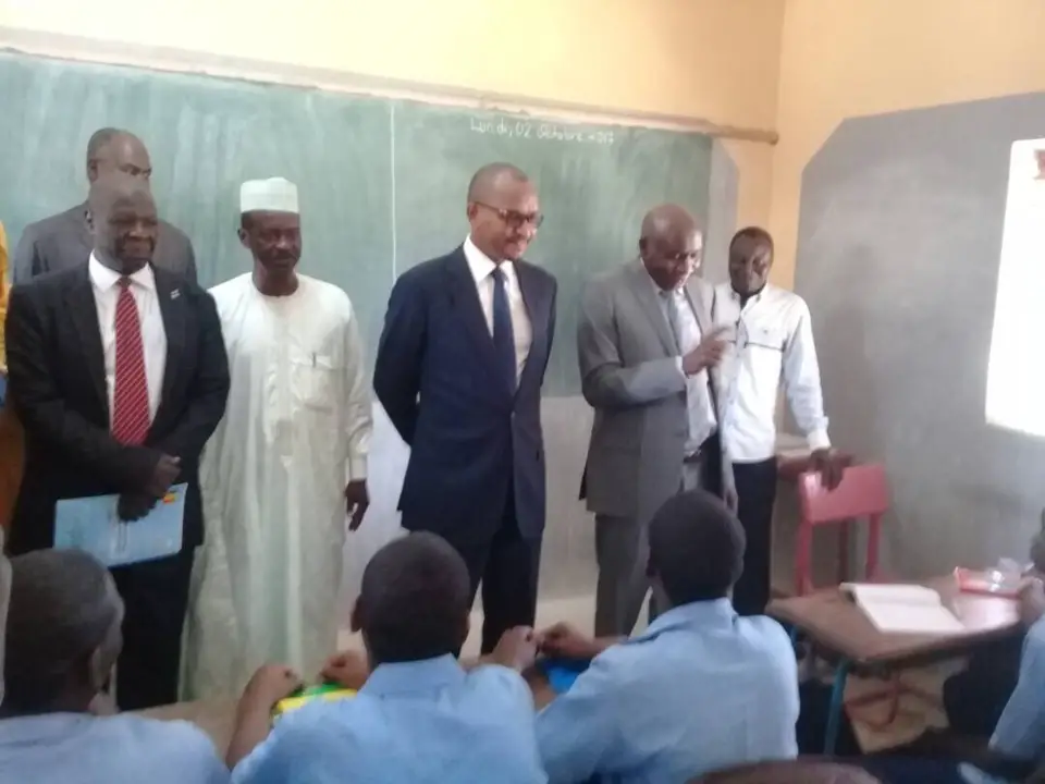 Le ministre de l'Éducation Nationale et de la Promotion Civique a lancé aujourd'hui à N'Djamena la rentrée scolaire 2017-2018. Alwihda Info/D.W.