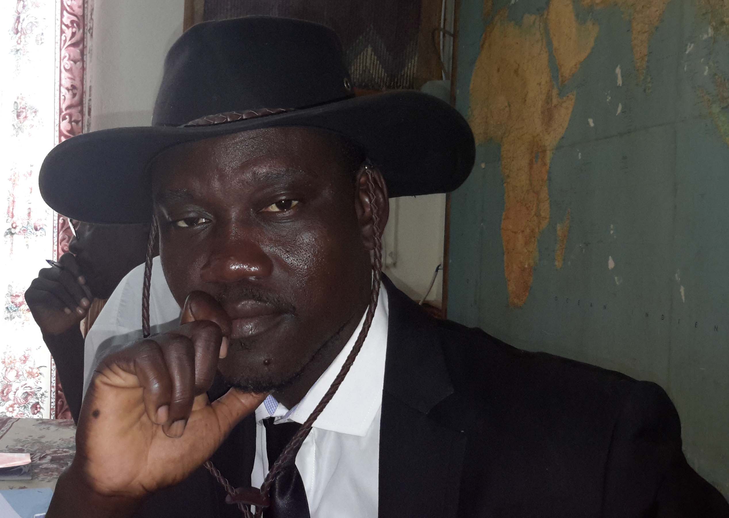 Le directeur de publication du journal hebdomadaire "Le Visionnaire", Allahondoum Juda. Crédits : sources