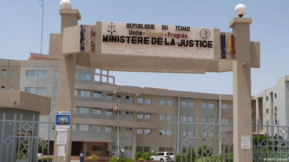 Le ministère de la justice au Tchad. Crédits : DW