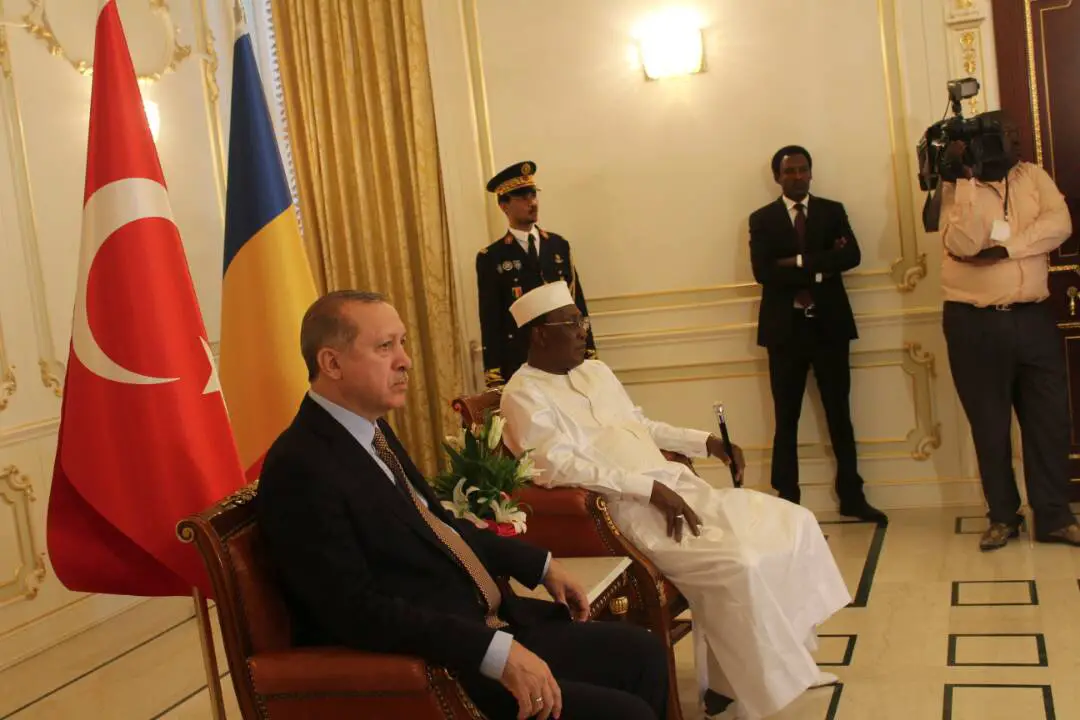 Le président Idriss Déby et son homologue turc Recep Tayyip Erdogan. Alwihda Info
