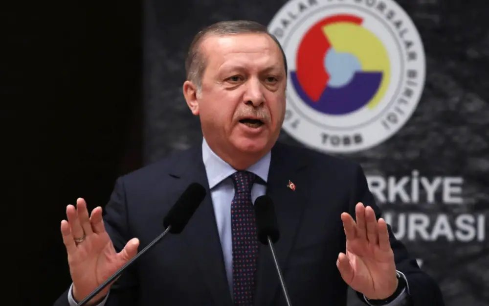 Le président de la Turquie, Recep Tayyip Erdogan, à Ankara le 7 février 2017 (AFP/ADEM ALTAN)