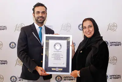 Le prix Zayed Future Energy Fait son Entrée dans le LIVRE GUINNESS DES RECORDS