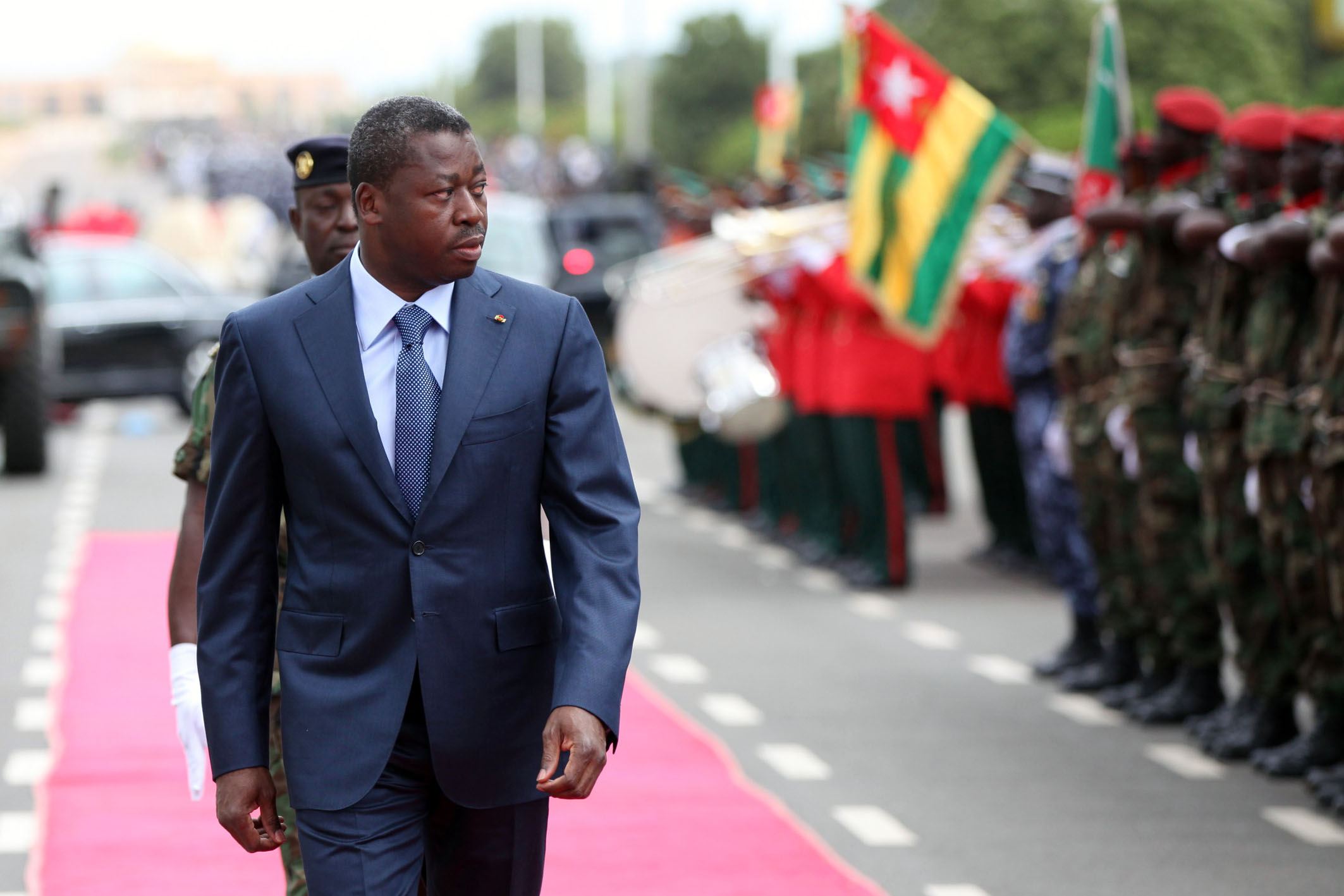 Le Président Faure Gnassingbe à l’investiture de George Weah