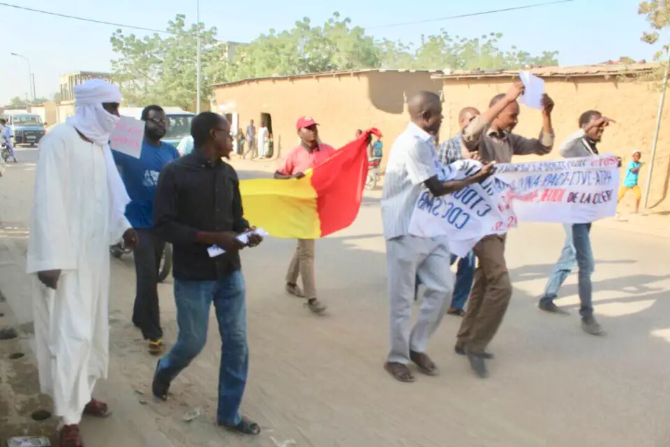 La marche du 8 février à N'Djamena. Alwihda Info