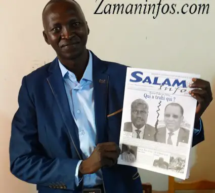 M. Martin Inoua Doulguet directeur de publication de Salam Info. Crédits photo : Zamaninfos
