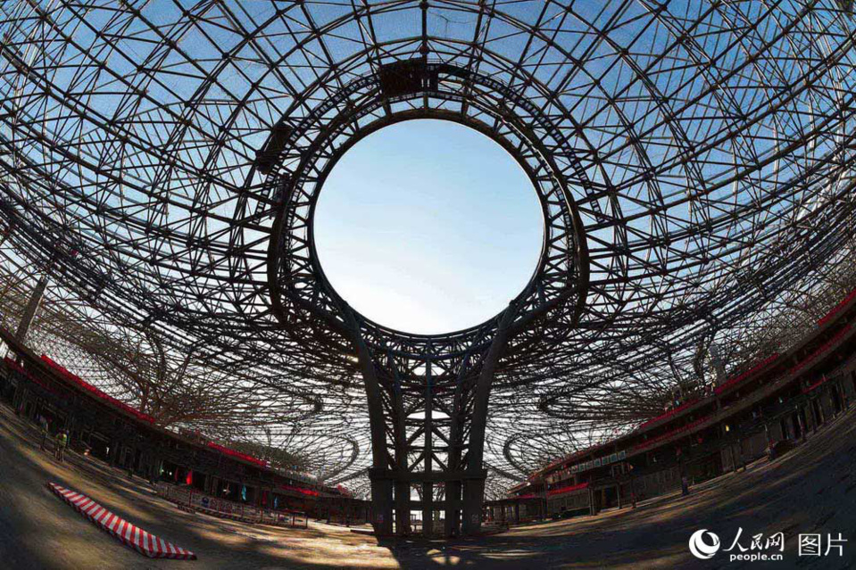 The terminal of the new airport is being constructed. (Photo by Lei Sheng from People’s Daily) The terminal of the new airport is being constructed. (Photo by Lei Sheng from People’s Daily)