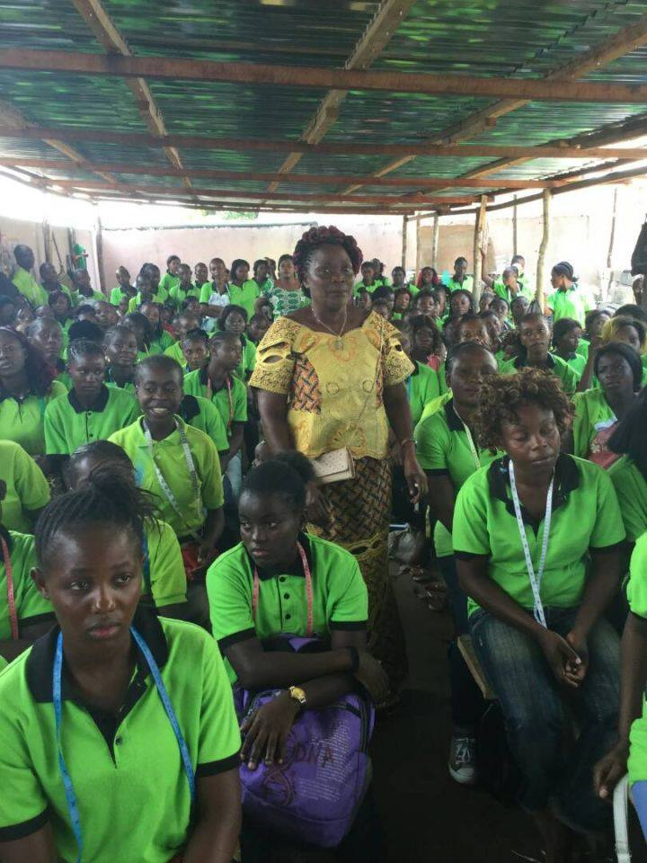 Une vue des apprenants du centre de formation gratuite " la jeunesse d'Abord" Une vue des apprenants du centre de formation gratuite " la jeunesse d'Abord"