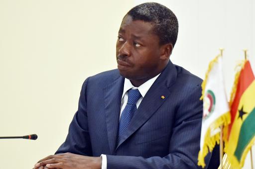 Le président togolais Faure Gnassingbé à Lome le 28 avril 2015. Crédits : DR