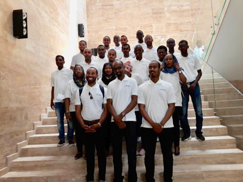 Un groupe des jeunes entrepreneurs volontaires de la plateforme Chad’s Innovation Summit. Alwihda Info Un groupe des jeunes entrepreneurs volontaires de la plateforme Chad’s Innovation Summit. Alwihda Info