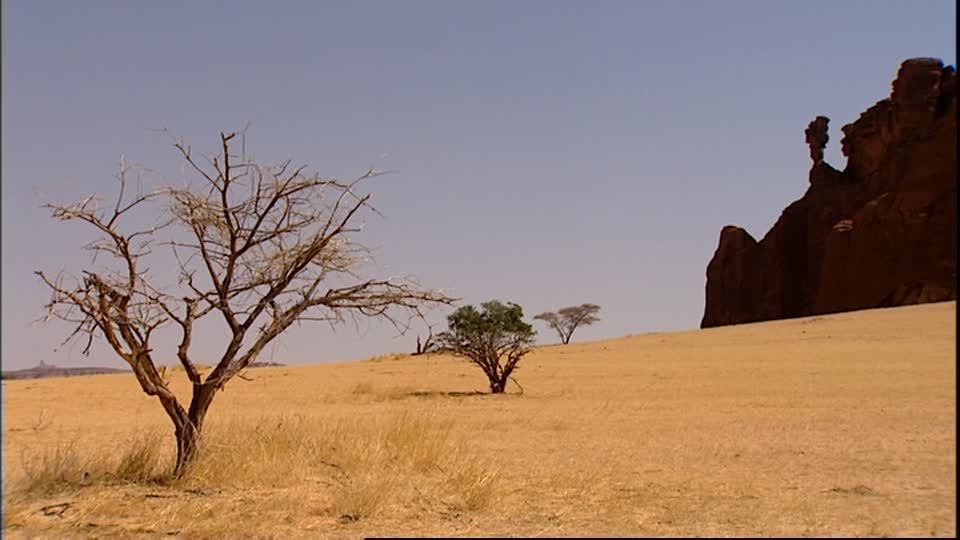 Un paysage au Tchad. Crédits : Framepool Stock Footage - Framepool & RightSmith Stock Footage
