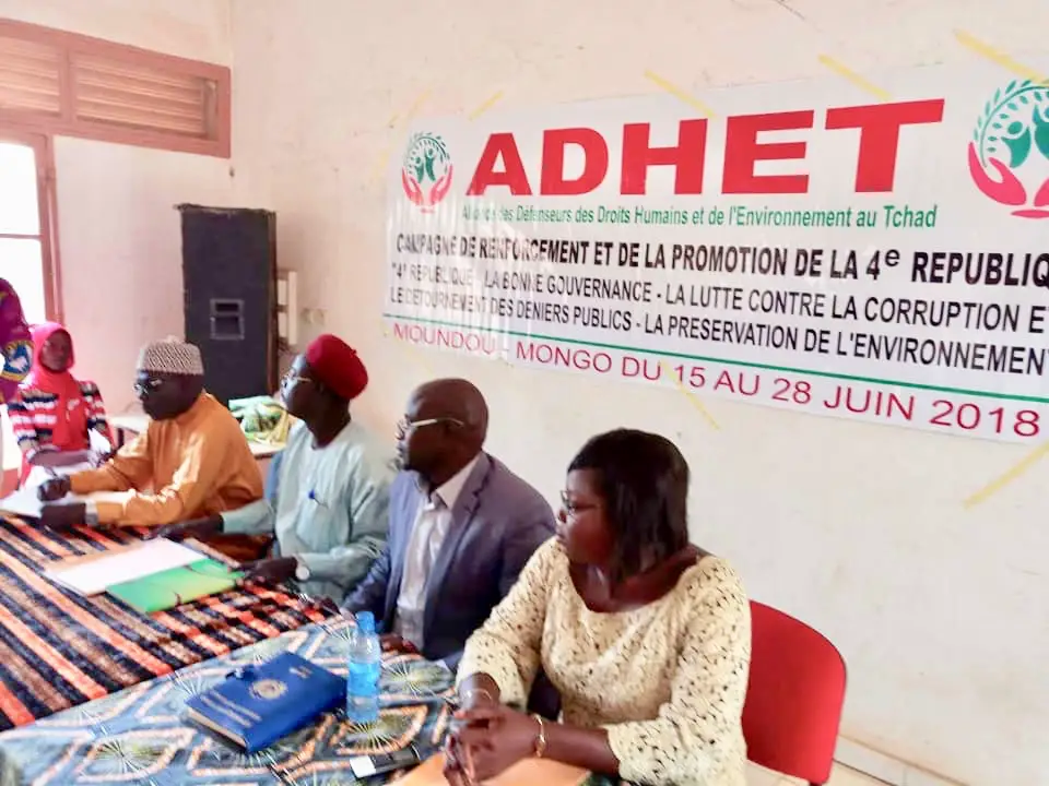 Point de presse des responsables de l’association tchadienne ADHET. Alwihda Info