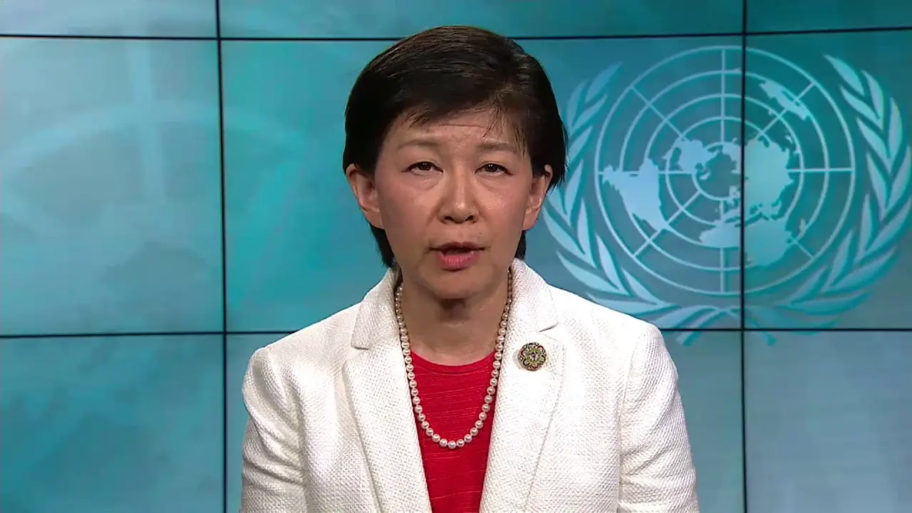 La secrétaire général adjoint des Nations Unies et Haut Représentant des Nations Unies pour les affaires de désarmement, Madame Izumi NAKAMITSU. CRÉDITS : DR