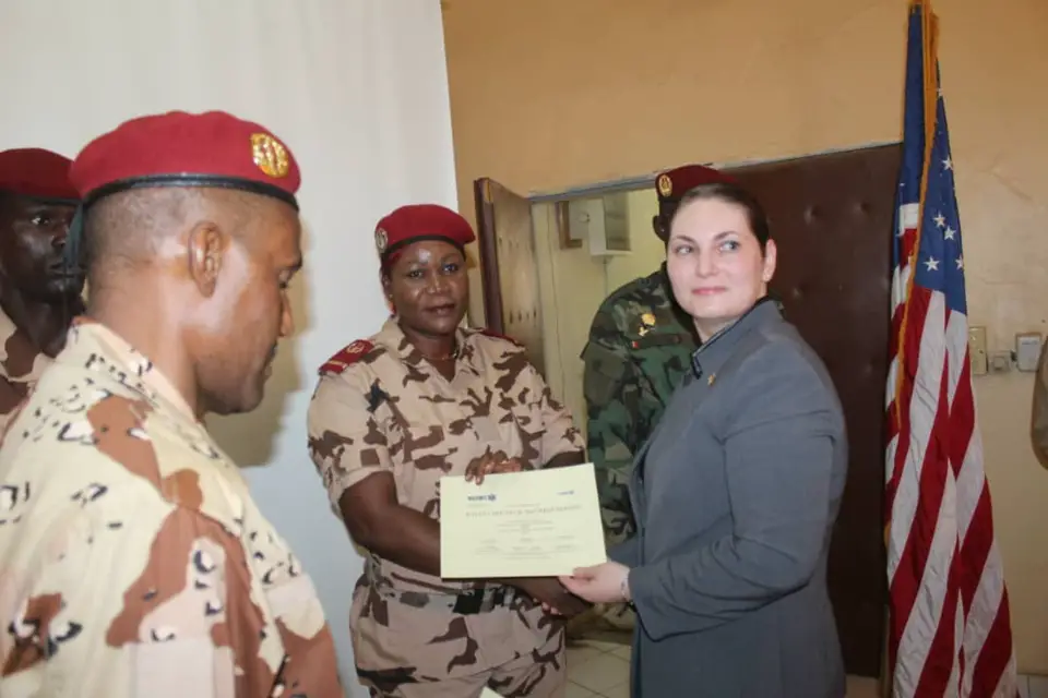 Tchad : l'armée se forme en soins aux blessés en situation de combat tactique