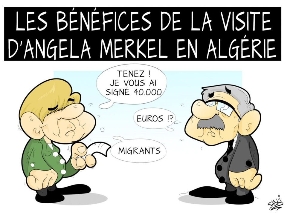 Angela Merkel en Algérie : un petit tour et puis s'en va ! Un point c'est tout !