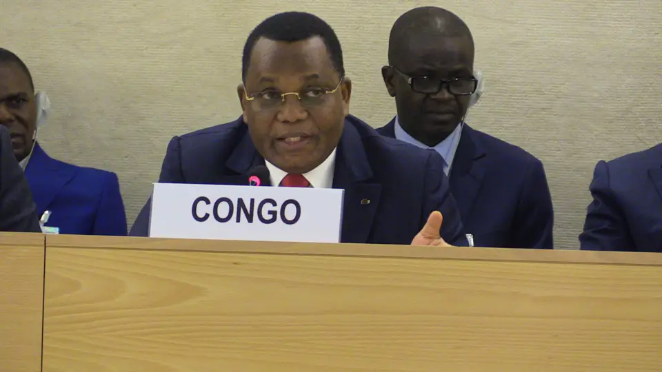Jean Claude Gakosso à la tribune des Nations unies. ©