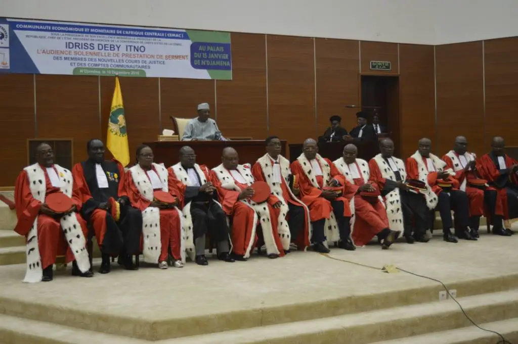 CEMAC : 18 nouveaux membres prêtent serment à N'Djamena. © PR