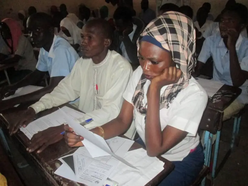 Composition des épreuves du baccalauréat au Tchad, le lundi 16 juillet 2018. © Alwihda Info