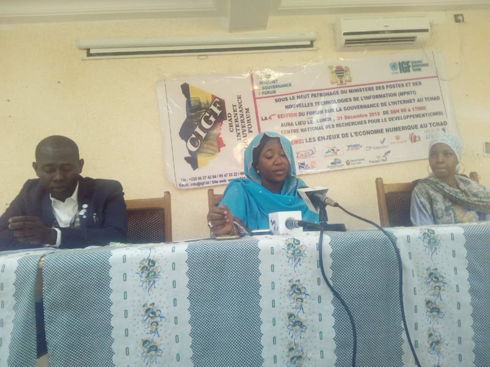 Lancement du 4ème forum national sur la gouvernance de l'internet au Tchad, lundi 31 décembre 2018 à N'Djamena. © Alwihda Info Lancement du 4ème forum national sur la gouvernance de l'internet au Tchad, lundi 31 décembre 2018 à N'Djamena. © Alwihda Info