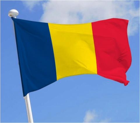 Le drapeau du Tchad. © DR