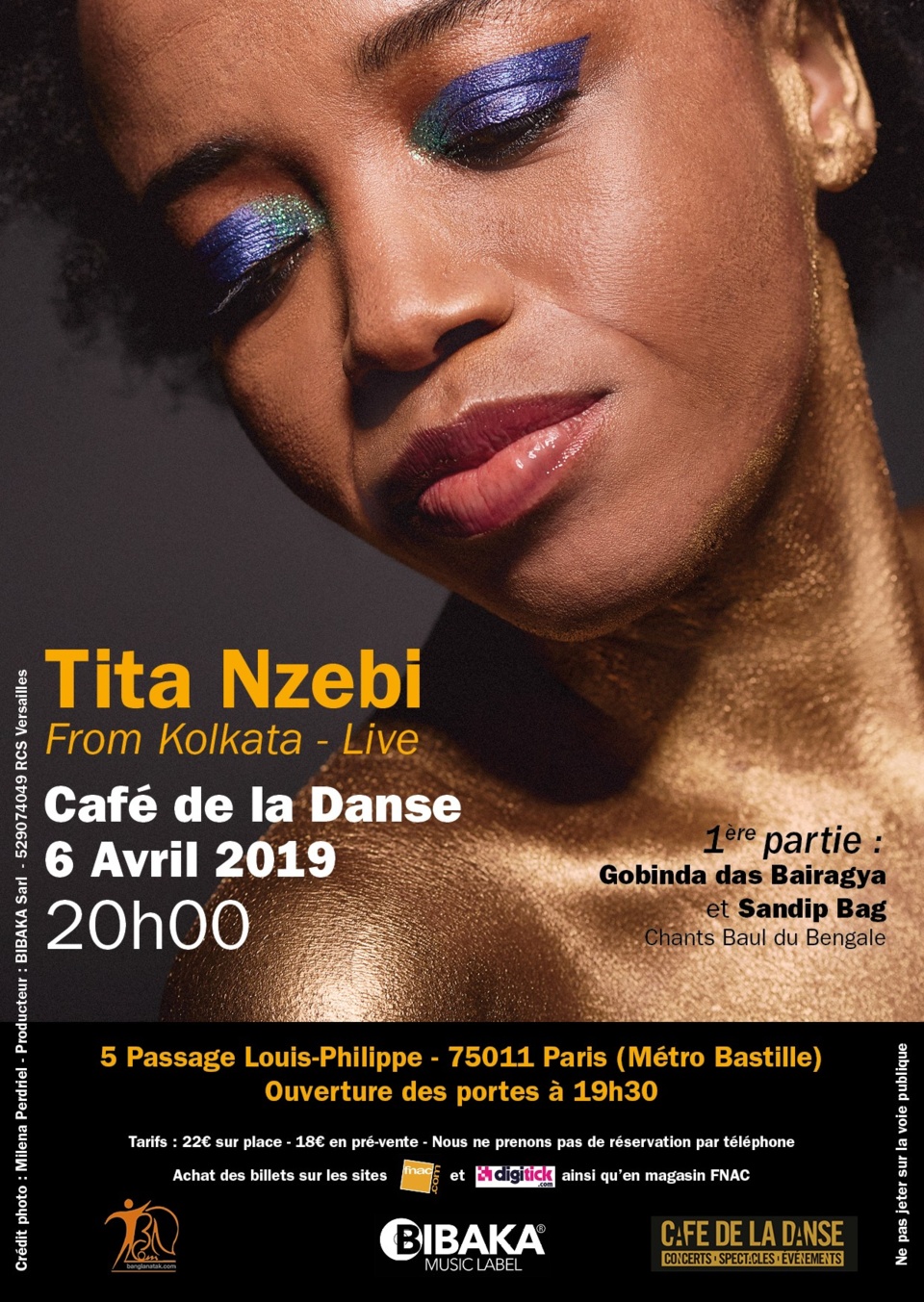 Une invitation au voyage : retour de la chanteuse Tita Nzebi au Café de la Danse le 6 avril