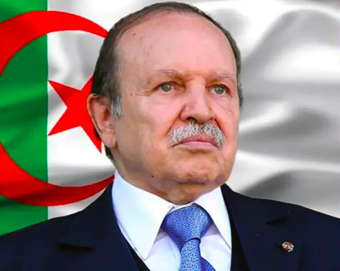 Abdelaziz Bouteflika, président de la République algérienne démocratique et populaire.