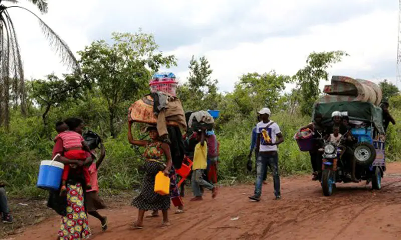 Les déplacés de Yumbi à Makotipoko.