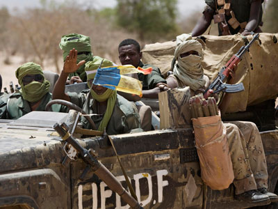 Illustration. Des rebelles au Tchad. © DR