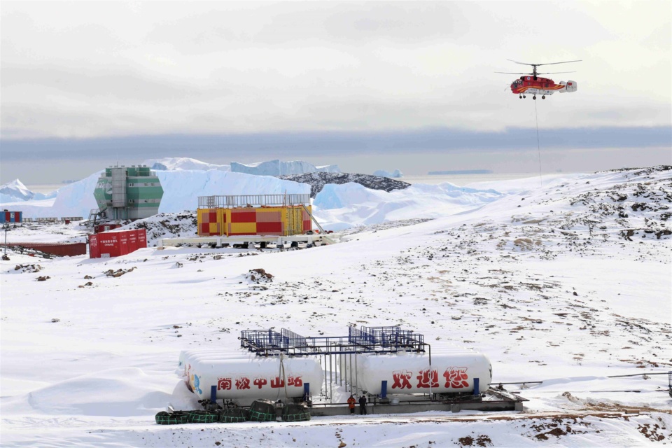 Photo taken on Feb. 9, 2019 shows a view of Zhongshan Station, a Chinese research base in Antarctica. (Photo: Xinhua) Photo taken on Feb. 9, 2019 shows a view of Zhongshan Station, a Chinese research base in Antarctica. (Photo: Xinhua)