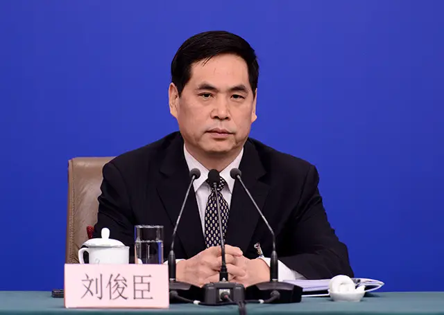 Liu Junchen, vice chairman of Legislative Affairs Commission of the National People's Congress (NPC) Standing Committee, attends a press conference on the legislative work of the NPC for the second session of the 13th NPC in Beijing, capital of China, March 9, 2019. (Photo: People’s Daily Online)