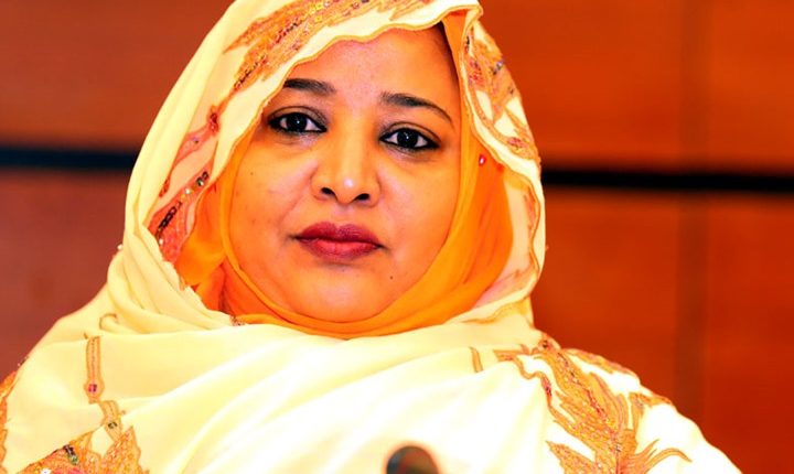 Widad Babikir, l'épouse d'Omar El-Béchir empêchée de quitter Juba. © DR Widad Babikir, l'épouse d'Omar El-Béchir empêchée de quitter Juba. © DR