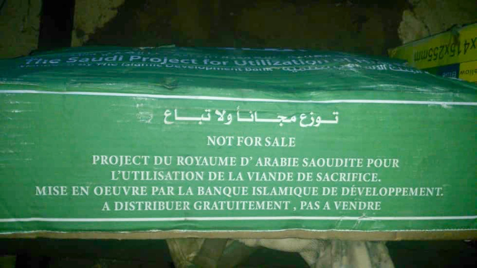 Tchad : l'Arabie Saoudite offre des carcasses de viande Tchad : l'Arabie Saoudite offre des carcasses de viande