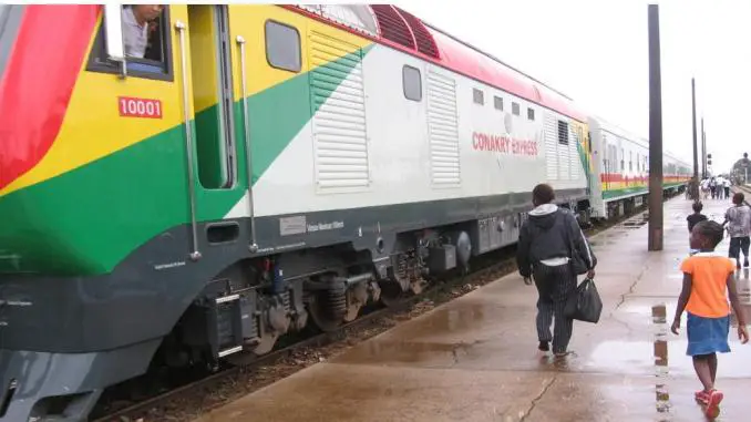 Un train en Guinée. © DR