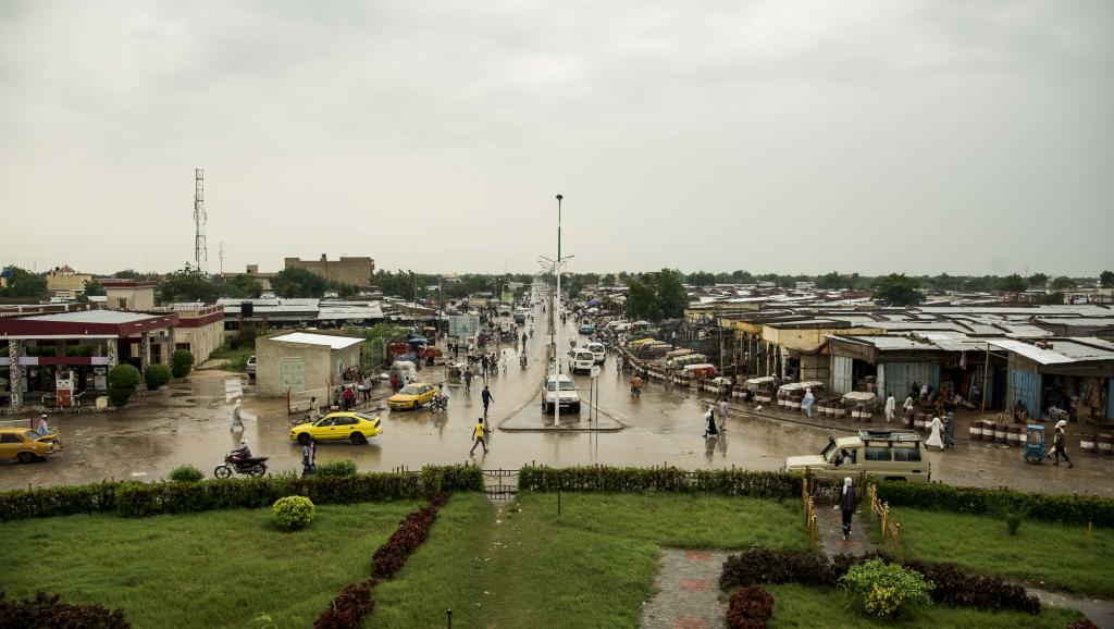 Vue de Ndjamena, le 15 août 2017. © Xaume Olleros / AFP